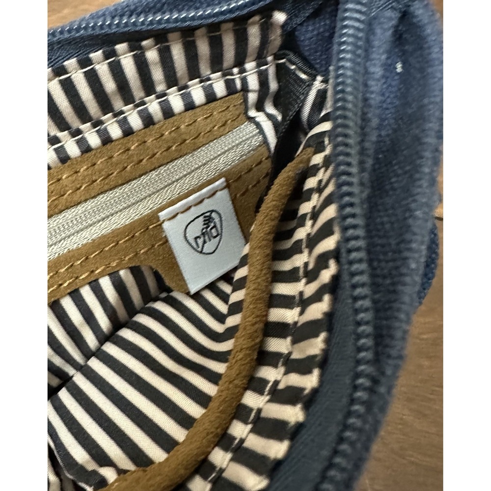 Travelon Anti-Theft Heritage Small Crossbody Bag Purse Indigo Blue - Picture 4 of 12